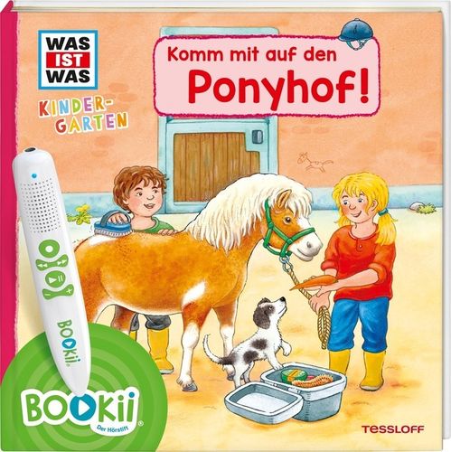 BOOKii WAS IST WAS Kindergarten Komm mit auf den Ponyhof!