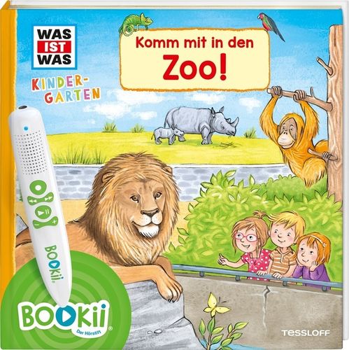 BOOKii WAS IST WAS Kindergarten- Komm mit in den Zoo
