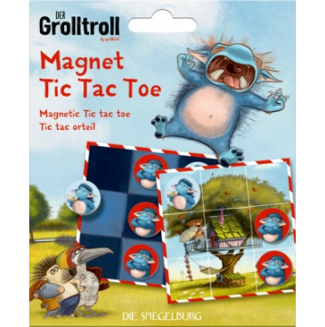 Spiel "Magnet Tic Tac Toe" Der Grolltroll by aprilkind