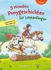 5 Minuten Ponygeschichten für Leseanfänger, 1. Klasse - Lesenlernen mit Silbenfärbung