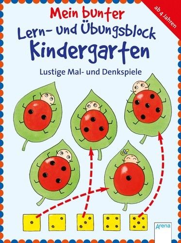 Lustige Mal- und Denkspiele Mein bunter Lern- und Übungsblock Kindergarten