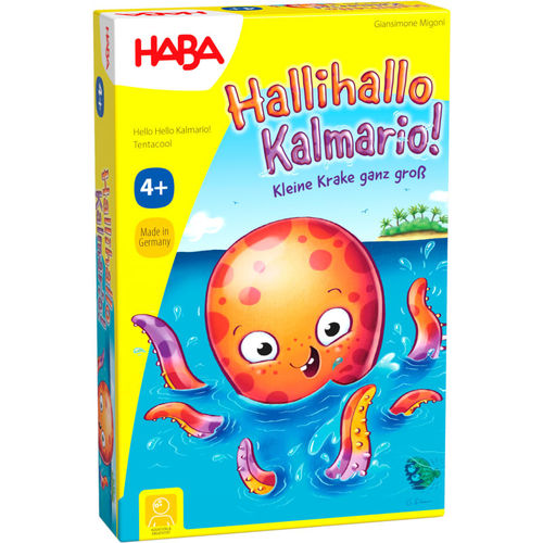 HABA Kinderspiel Hallihallo Kalmario!, Legespiel und Merkspiel