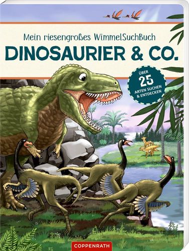 Mein riesengroßes Wimmel-Such-Buch: Dinosaurier & Co. (Buchbonus) Über 25 Arten suchen und entdecken