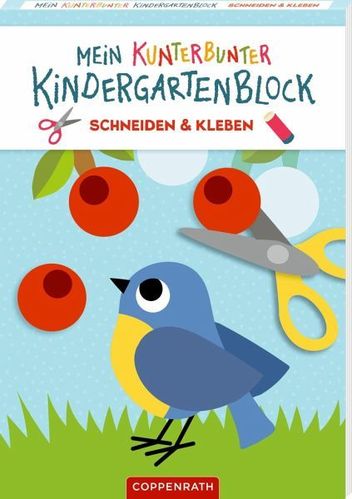 Mein kunterbunter Kindergartenblock Schneiden & Kleben (Tierkinder)